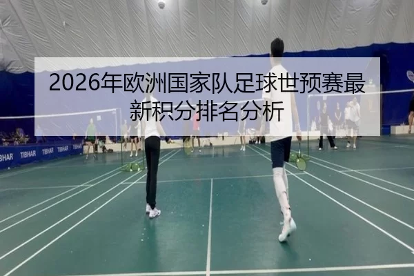 2026年欧洲国家队足球世预赛最新积分排名分析